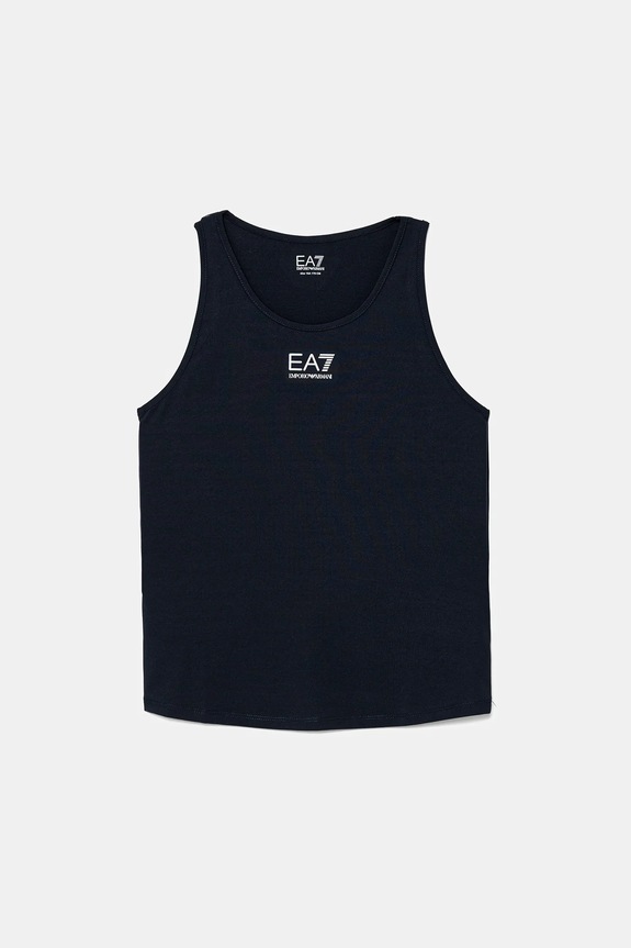 EA7 Emporio Armani gyerek top elasztánnal sötétkék 7G000110.AF12509
