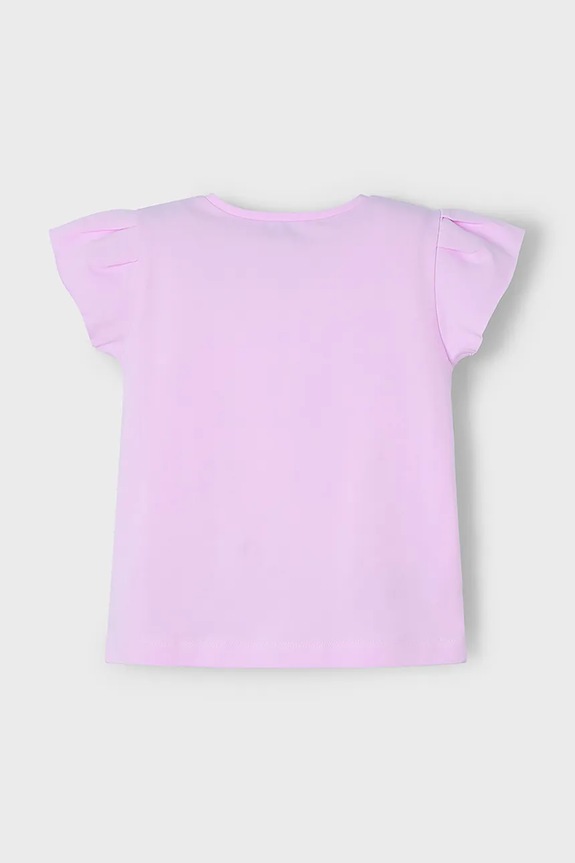 Mayoral t-shirt dziecięcy 3015.6R.Mini.PPYA różowy SS25