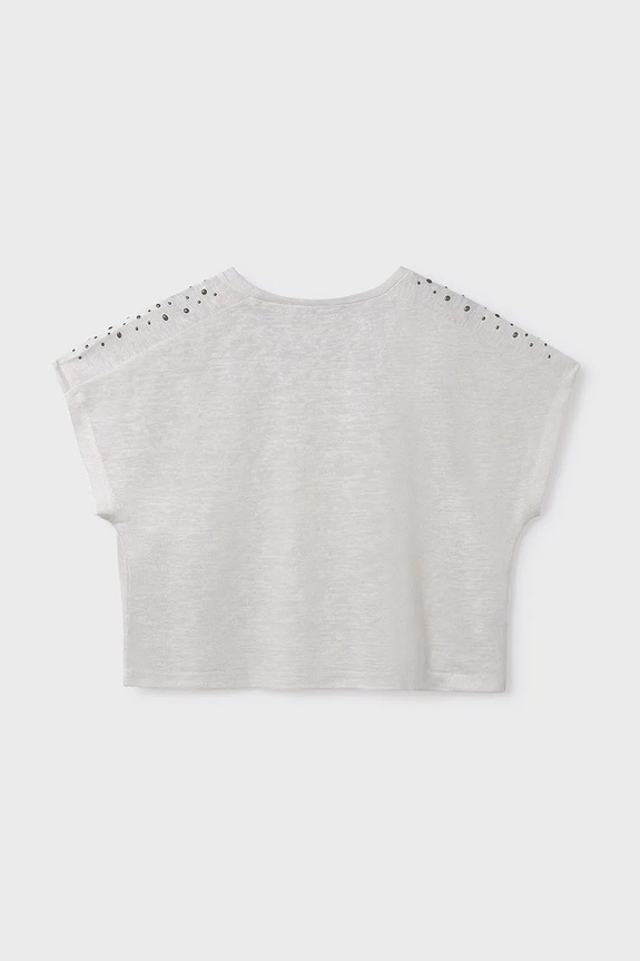 Mayoral tricou copii 6023.8C.Junior.PPYA bej SS25