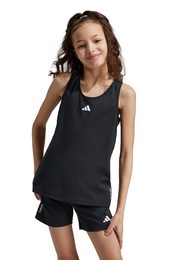 adidas top copii print negru IV9545