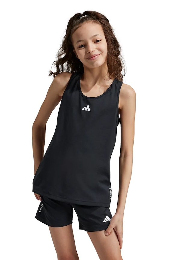 adidas top copii print negru IV9545
