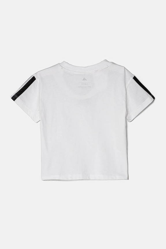 Djevojčice Dječja pamučna majica kratkih rukava adidas JJ0945 bijela