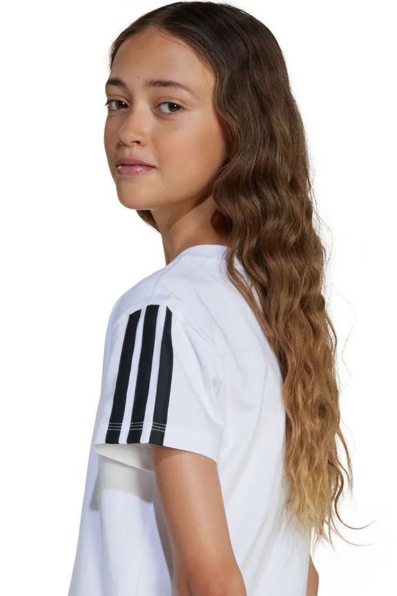 Dječja pamučna majica kratkih rukava adidas JJ0945