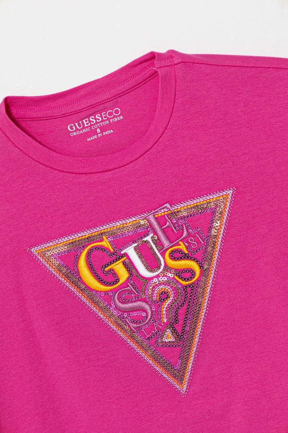 Fete Guess tricou copii J5GI04.K6YW4.PPYA roz