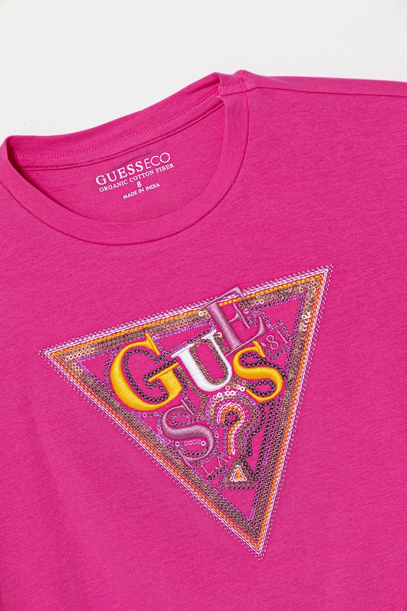 Fete Guess tricou copii J5GI04.K6YW4.PPYA roz