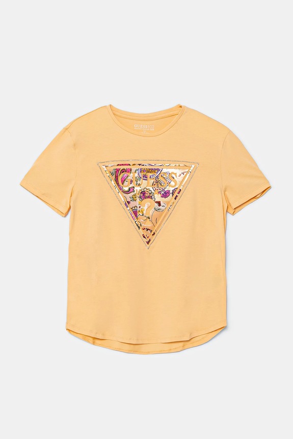Guess tricou copii imprimeu portocaliu J5GI15.K6YW4.PPYA
