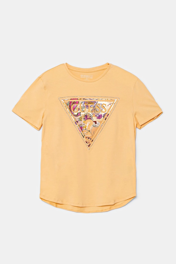 Guess tricou copii imprimeu portocaliu J5GI15.K6YW4.PPYA