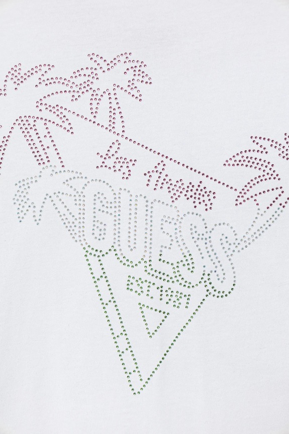 Fete Guess tricou din bumbac pentru copii J5GI32.K8HM4.PPYA alb