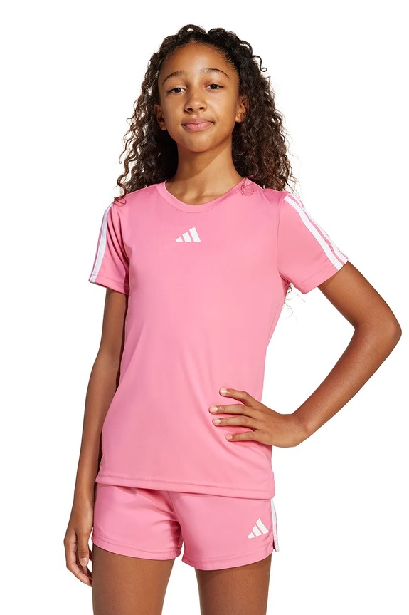 adidas gyerek póló aplikációval rózsaszín JJ5034
