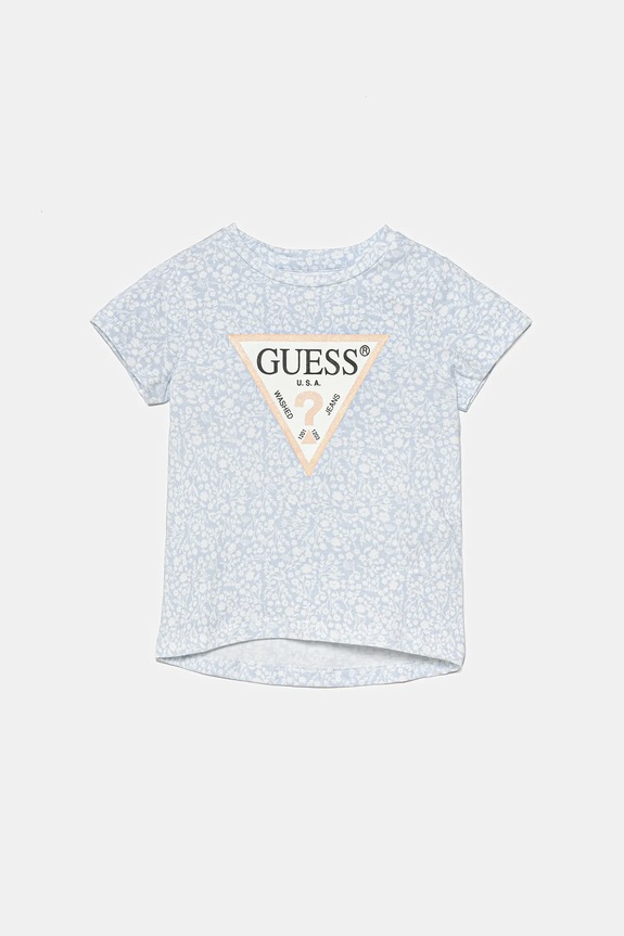 Guess tricou copii print albastru K5GI06.K6YW4.PPYA