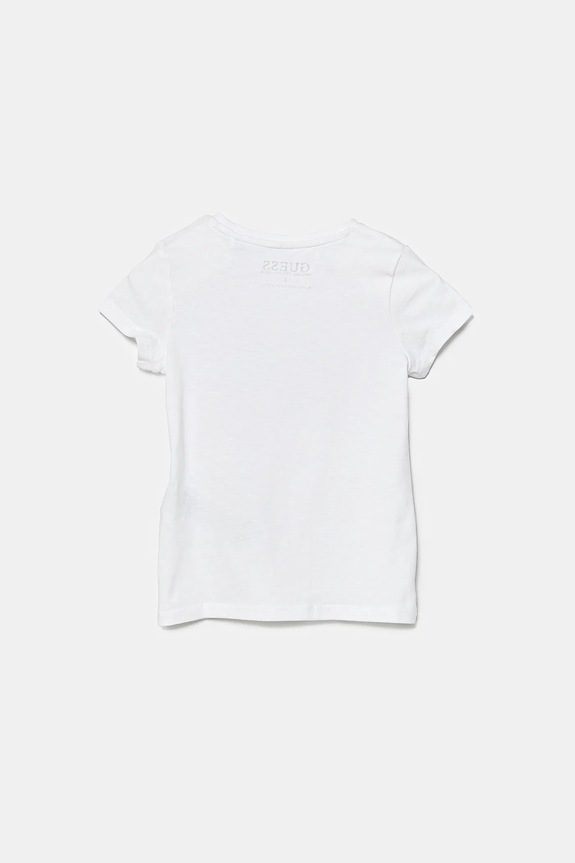 Guess tricou copii K5GI08.K6YW4.PPYA alb SS25