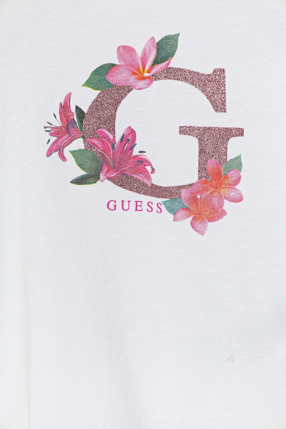 Fete Guess tricou copii K5GI08.K6YW4.PPYA alb