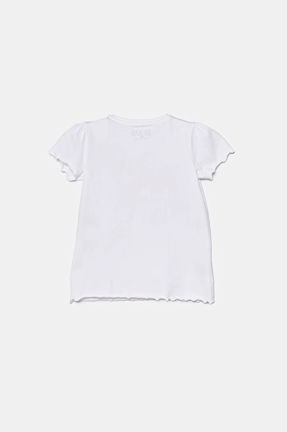 Guess tricou copii K5GI15.K6YW4.PPYA alb SS25