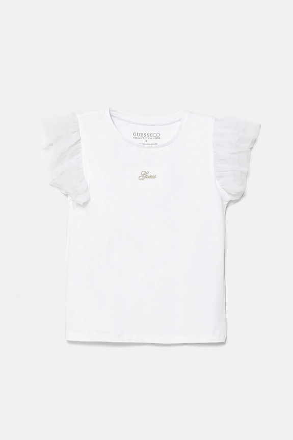 Guess t-shirt dziecięcy bawełna biały K5GI18.K6YW4.PPYA