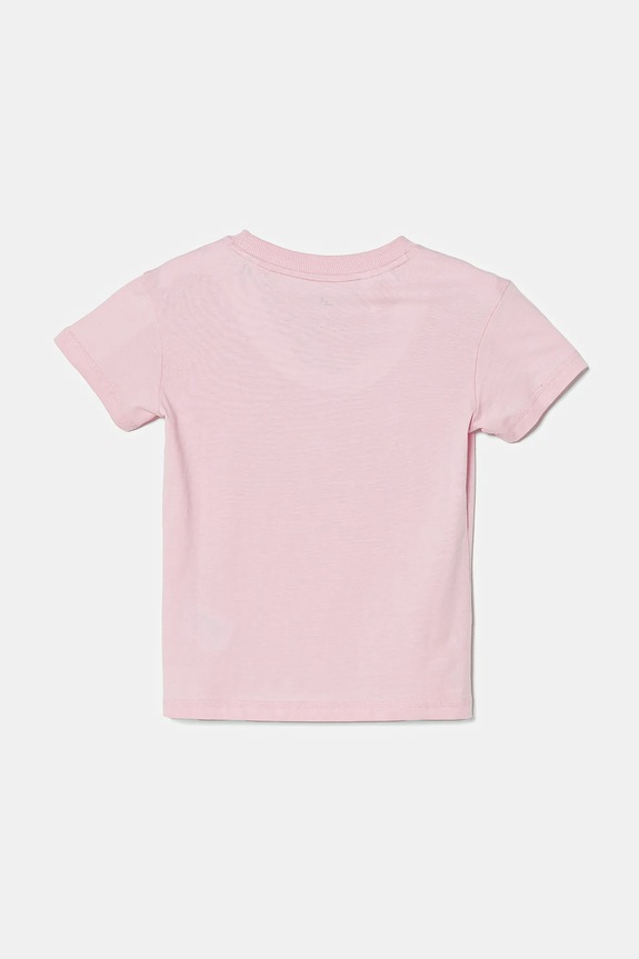 Detské bavlnené tričko adidas JC9623 ružová SS25