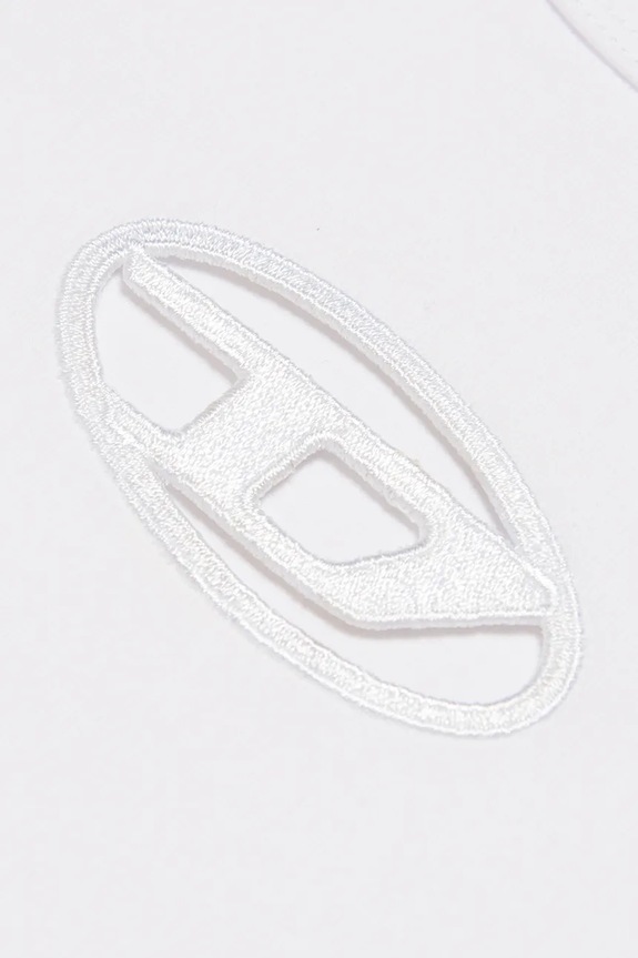 Djevojčice Dječja pamučna majica kratkih rukava Diesel TANGIE T-SHIRT J01830 bijela