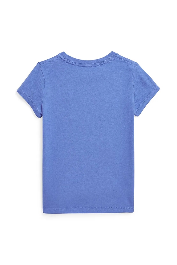 Dětské bavlněné tričko Polo Ralph Lauren 312965218001 modrá SS25
