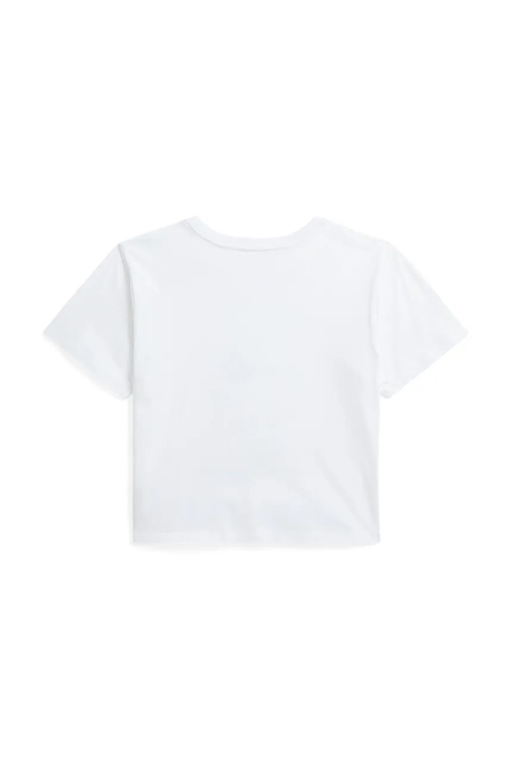 Dětské bavlněné tričko Polo Ralph Lauren 313965155001 bílá SS25