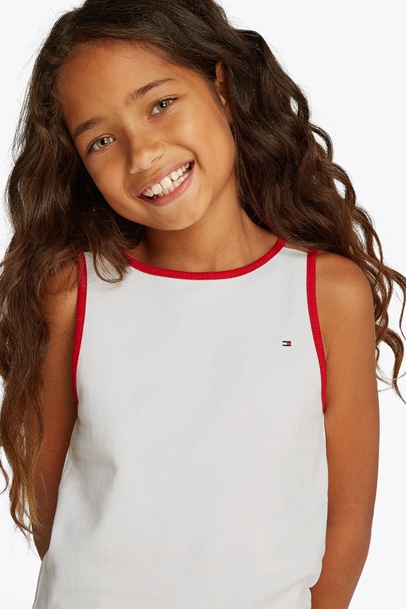 Tommy Hilfiger gyerek top KG0KG08420.PPYA fehér