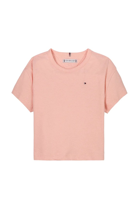 Μπλουζάκι Tommy Hilfiger KG0KG08555.98.122.PPYA πορτοκαλί SS25