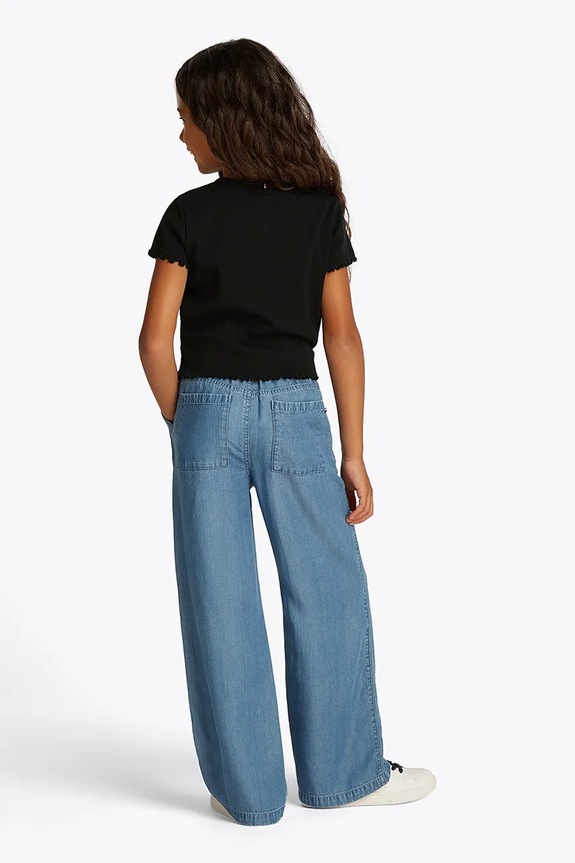 Dětské tričko Tommy Hilfiger černá KG0KG08590.PPYA