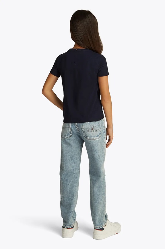 Tommy Hilfiger t-shirt dziecięcy granatowy KG0KG08524.128.176.PPYA