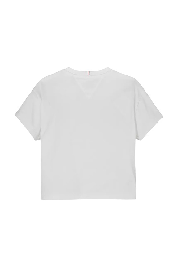 Dziewczynka Tommy Hilfiger t-shirt KG0KG08551.98.122.PPYA biały