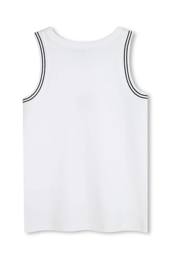 Dkny top dziecięcy D62263.114.150 biały SS25
