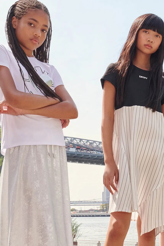 Dječja majica kratkih rukava Dkny siva D62305.114.150