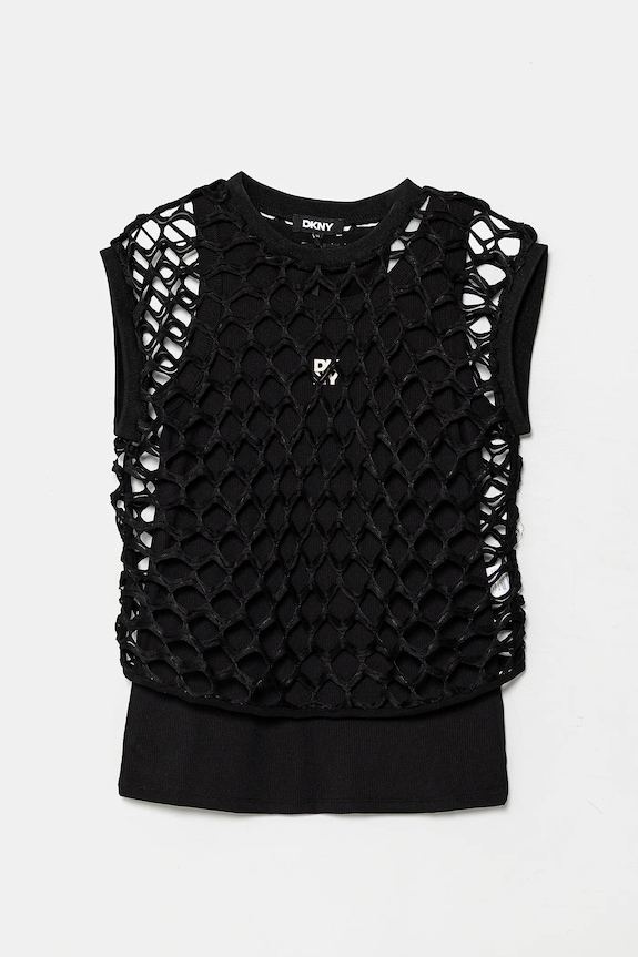 Dkny gyerek top pamut fekete D62317.156.162