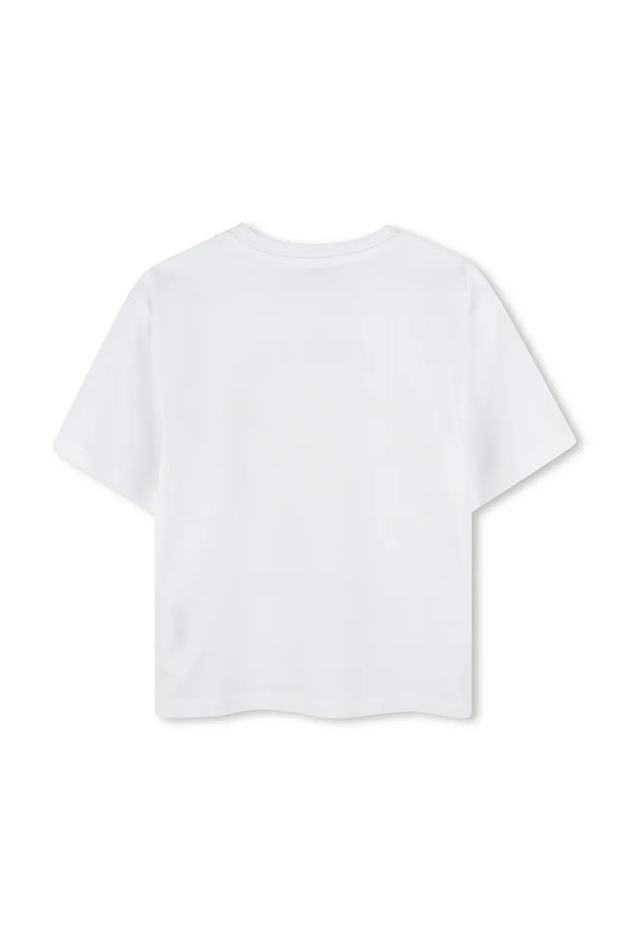 Dětské bavlněné tričko Kenzo Kids K61055.156 bílá SS25