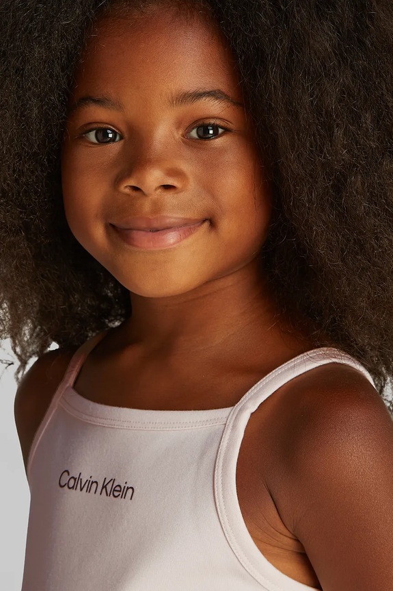 Calvin Klein Jeans top di cotone bambino IG0IG02868.PPYA rosa