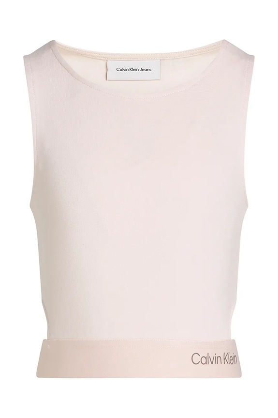Dětský top Calvin Klein Jeans IG0IG02869.PPYA růžová SS25