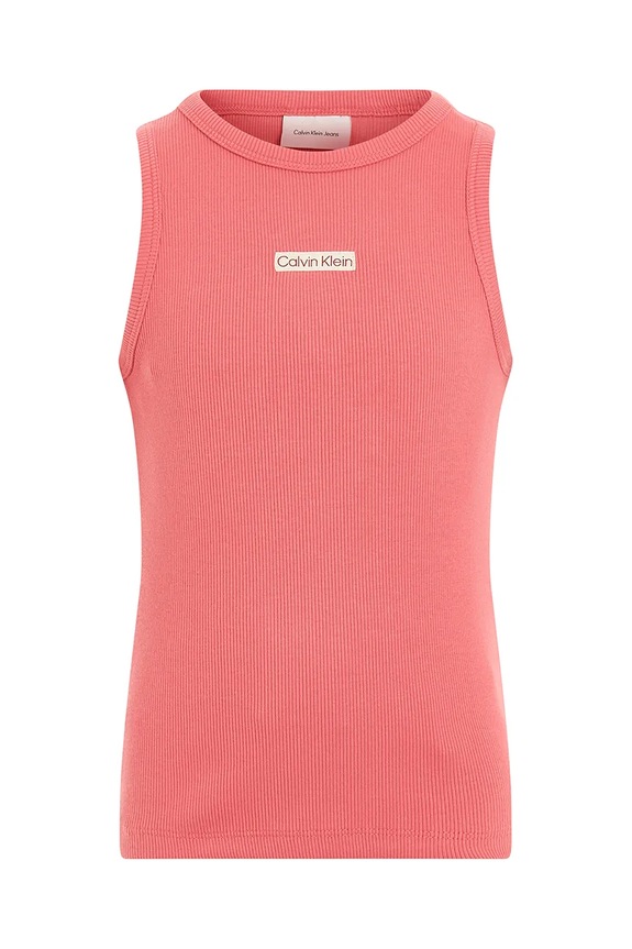 Calvin Klein Jeans top copii IG0IG02871.128.176.PPYA roz SS25