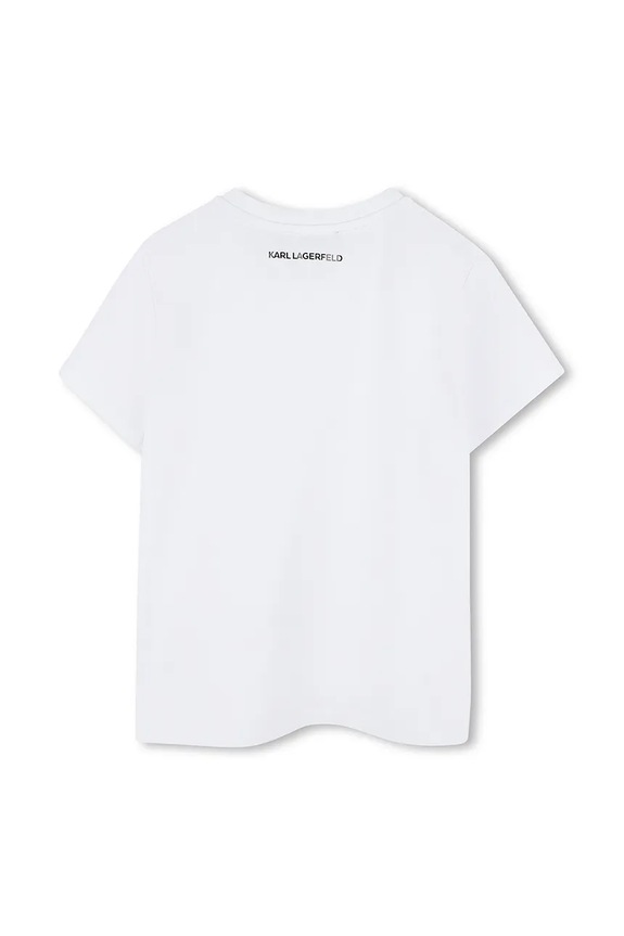 Девочка Детская футболка Karl Lagerfeld Z30571.114.150 белый