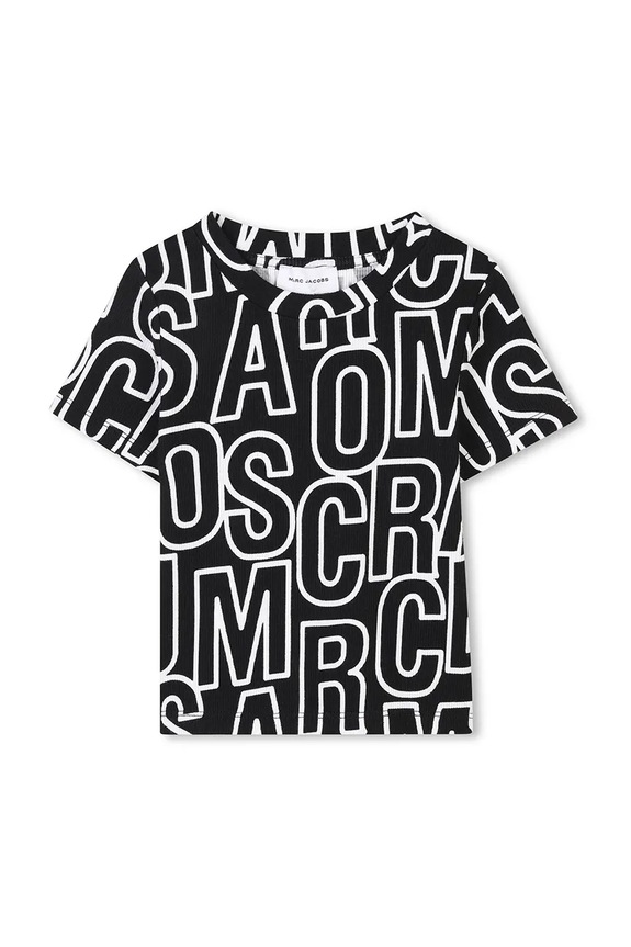 Marc Jacobs t-shirt dziecięcy W60462.114.150 czarny SS25