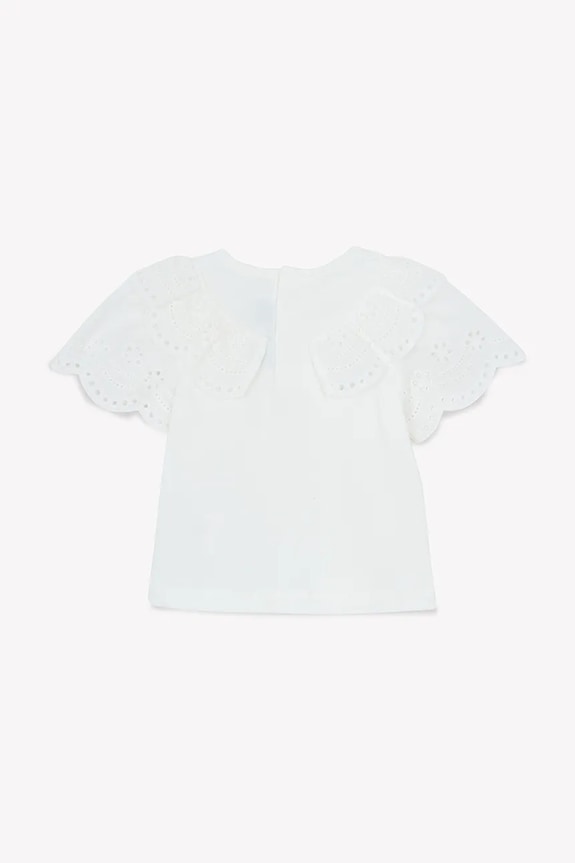 Kratka majica za dojenčka Tartine et Chocolat CA10071.80.94 bež SS25