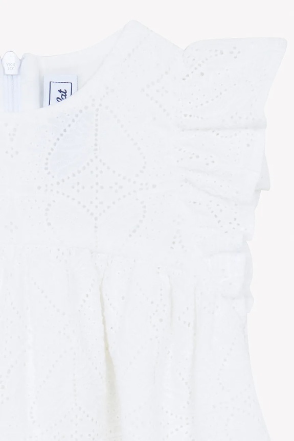 Βρεφικό βαμβακερό φόρεμα Tartine et Chocolat λευκό CA30081.80.94