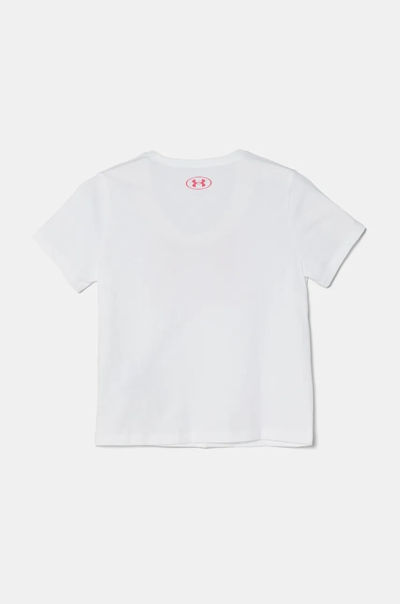 Under Armour tricou copii BIG LOGO SS 1389756 alb SS25