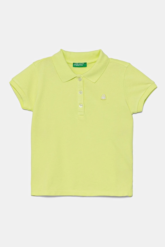 United Colors of Benetton polo bambino tessuto elasticizzato verde 3WG9G300A.P.Season.PPYA