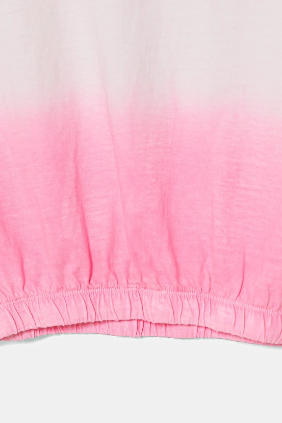 Dievča Detské bavlnené tričko United Colors of Benetton 3NPDC10OK.G.Seasonal ružová