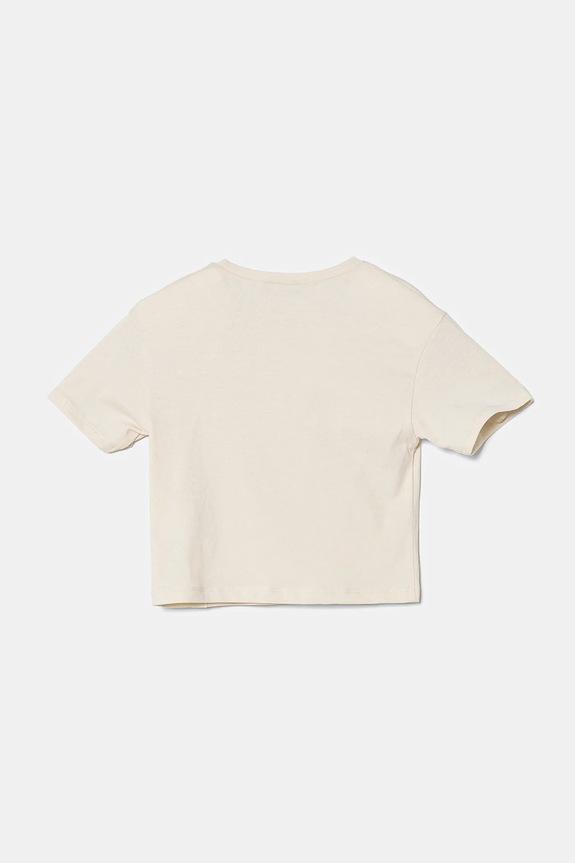 Detské bavlnené tričko United Colors of Benetton 3I1XG10IK.P.Seasonal béžová SS25