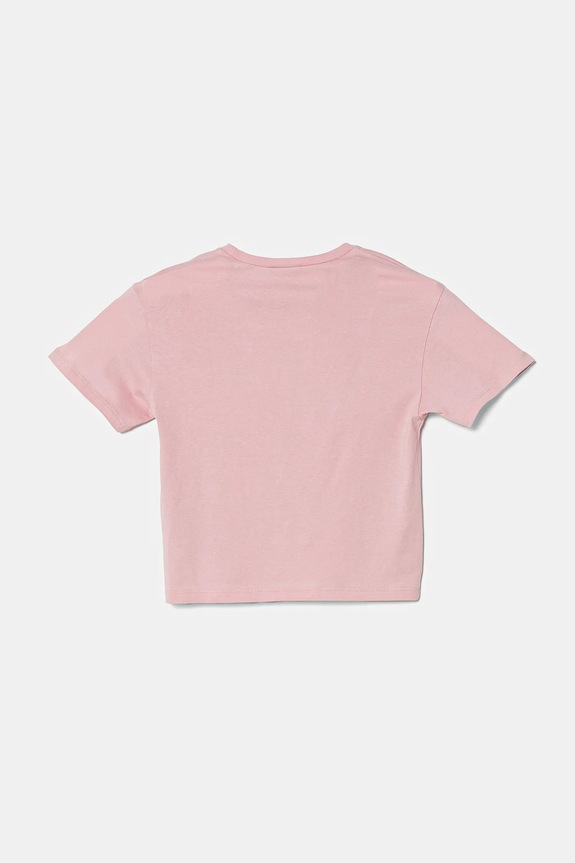 Detské bavlnené tričko United Colors of Benetton 3I1XG10IK.P.Seasonal ružová SS25