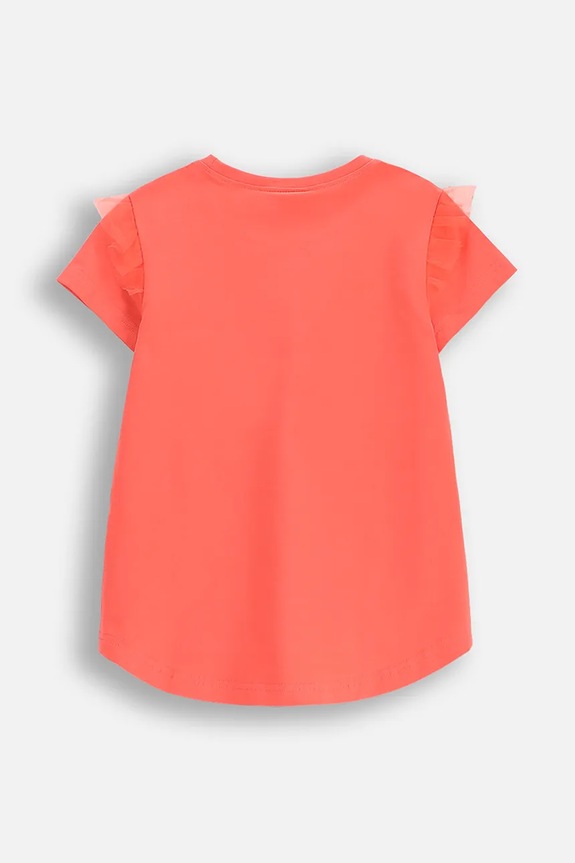 Coccodrillo t-shirt dziecięcy WC5143203NGK pomarańczowy SS25