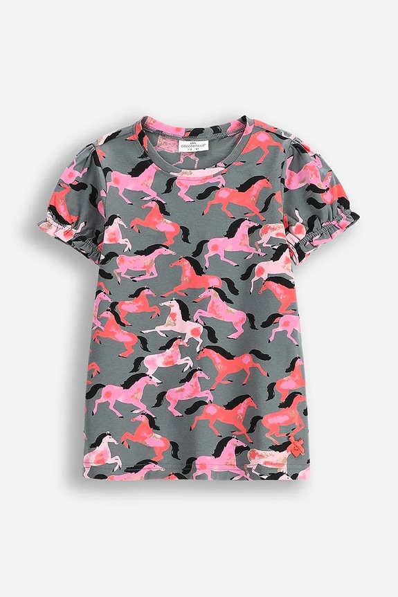 Μπλουζάκι Coccodrillo εμπριμέ πράσινο WC5143204NGK