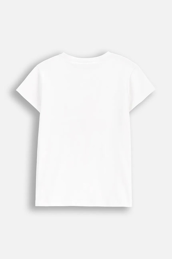 Coccodrillo t-shirt dziecięcy WC5143228VGB biały SS25