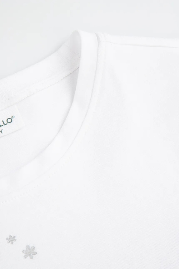 Dziewczynka Coccodrillo t-shirt dziecięcy WC5143228VGB biały