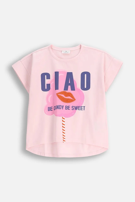 Coccodrillo t-shirt pamut rózsaszín WC5143201HGJ