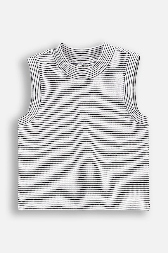 Coccodrillo top din bumbac pentru copii WC5143301HGJ bleumarin SS25