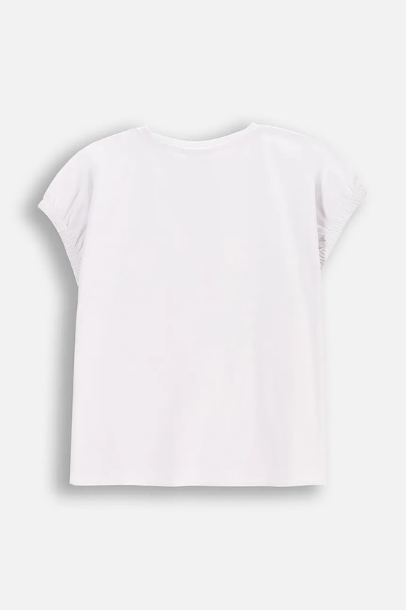 Coccodrillo tricou copii WC5143201FGJ alb SS25